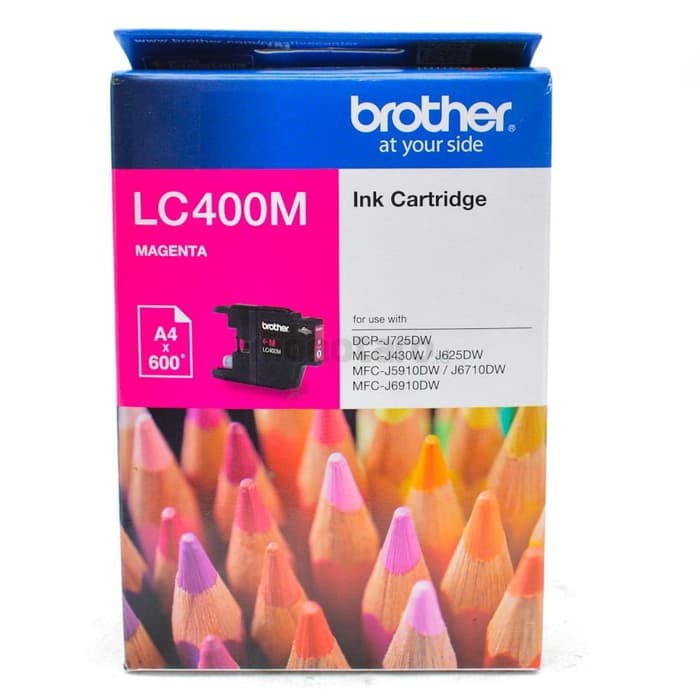 Tinta Brother LC-400 Ink Tinta Original Brother (Magenta) (3)
