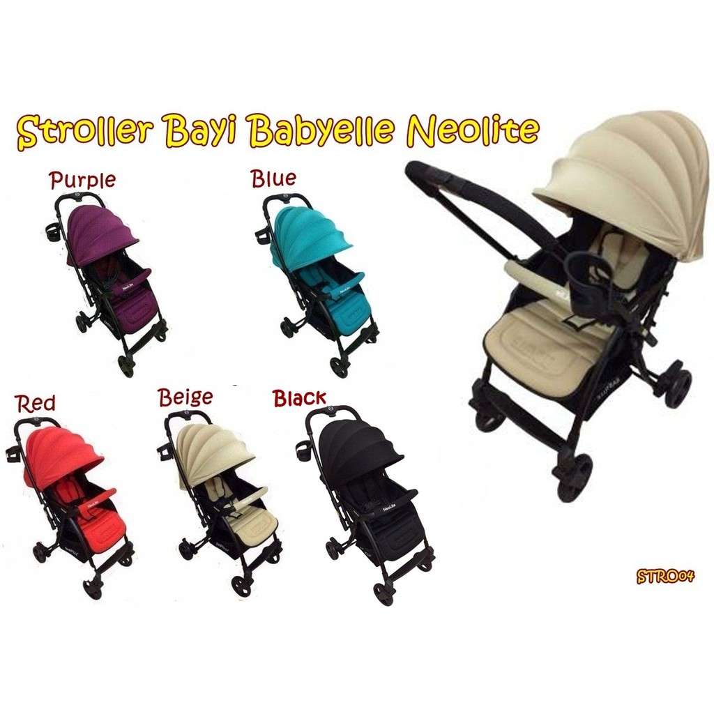 Jual STR04 STROLLER BABYELLE NEOLITE S607 STROLLER ANAK STROLLER BAYI Shopee Indonesia