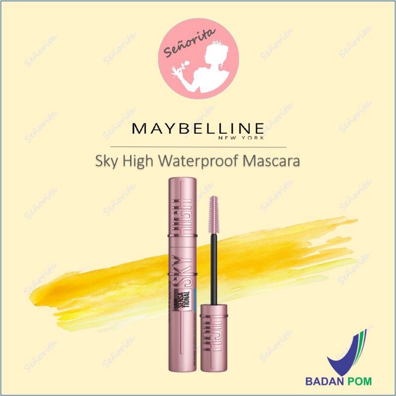 Jual Maybelline Sky High Waterproof Mascara 6ml Shopee Indonesia
