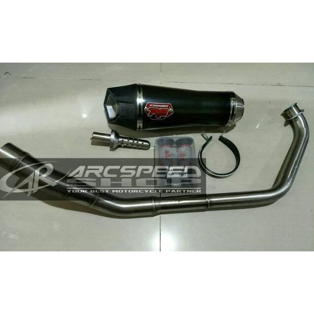 Jual Cuci Gudang Knalpot R9 Alpha Black All New R15 V3 Fullsystem ...