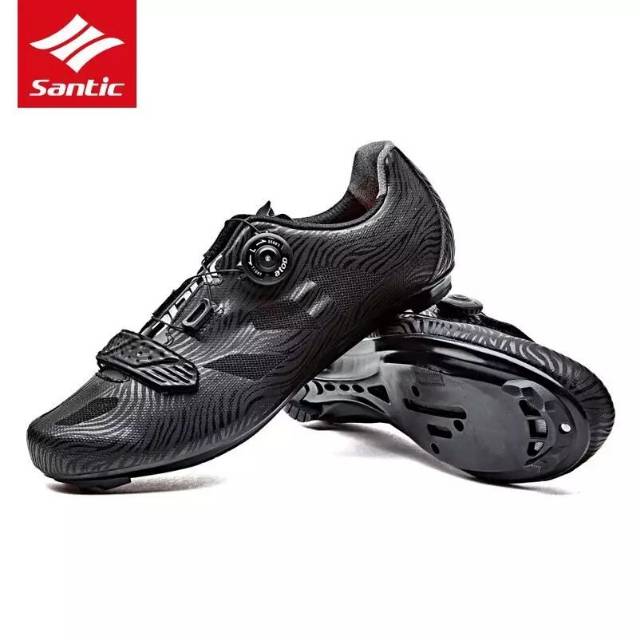 SANTIC Cleat Road Shoes Black - Sepatu Cleat Sepeda Roadbike merk Santic -  RB Cyclist