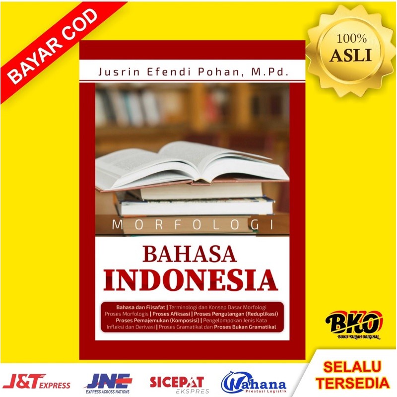 Jual Buku Morfologi Bahasa Indonesia Original Shopee Indonesia