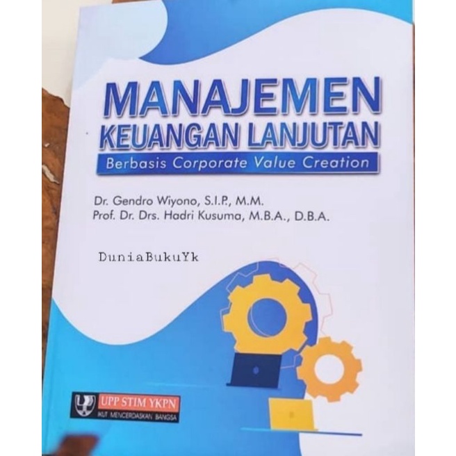 Jual Buku Origional Manajemen Keuangan Lanjutan Berbasis Corporate Value Creation Shopee Indonesia