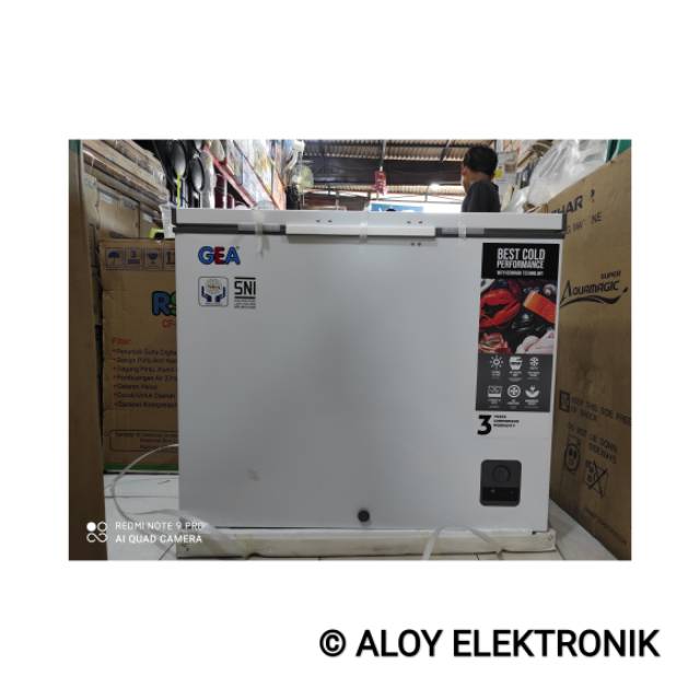 Jual GEA AB 208 R CHEST FREEZER BOX LEMARI PEMBEKU - 210 LITER NEW ...
