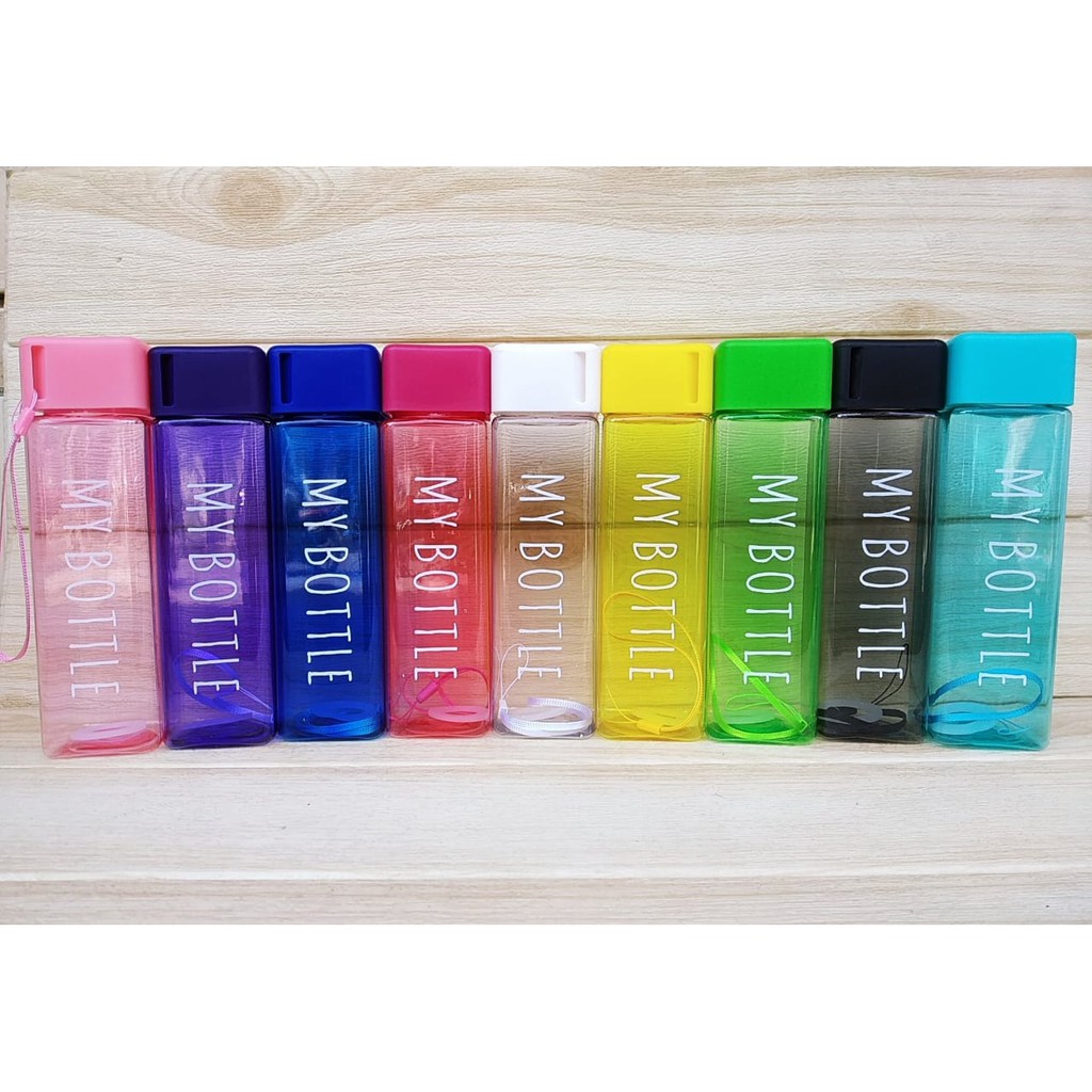 Jual Botol Minum NEW MY BOTTLE KOTAK SQUARE BPA FREE Tumbler 500 ml ...