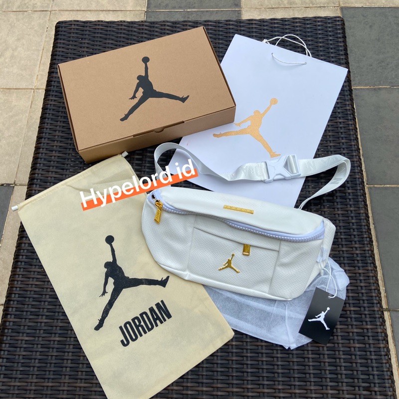 Air jordan waist bag white sale