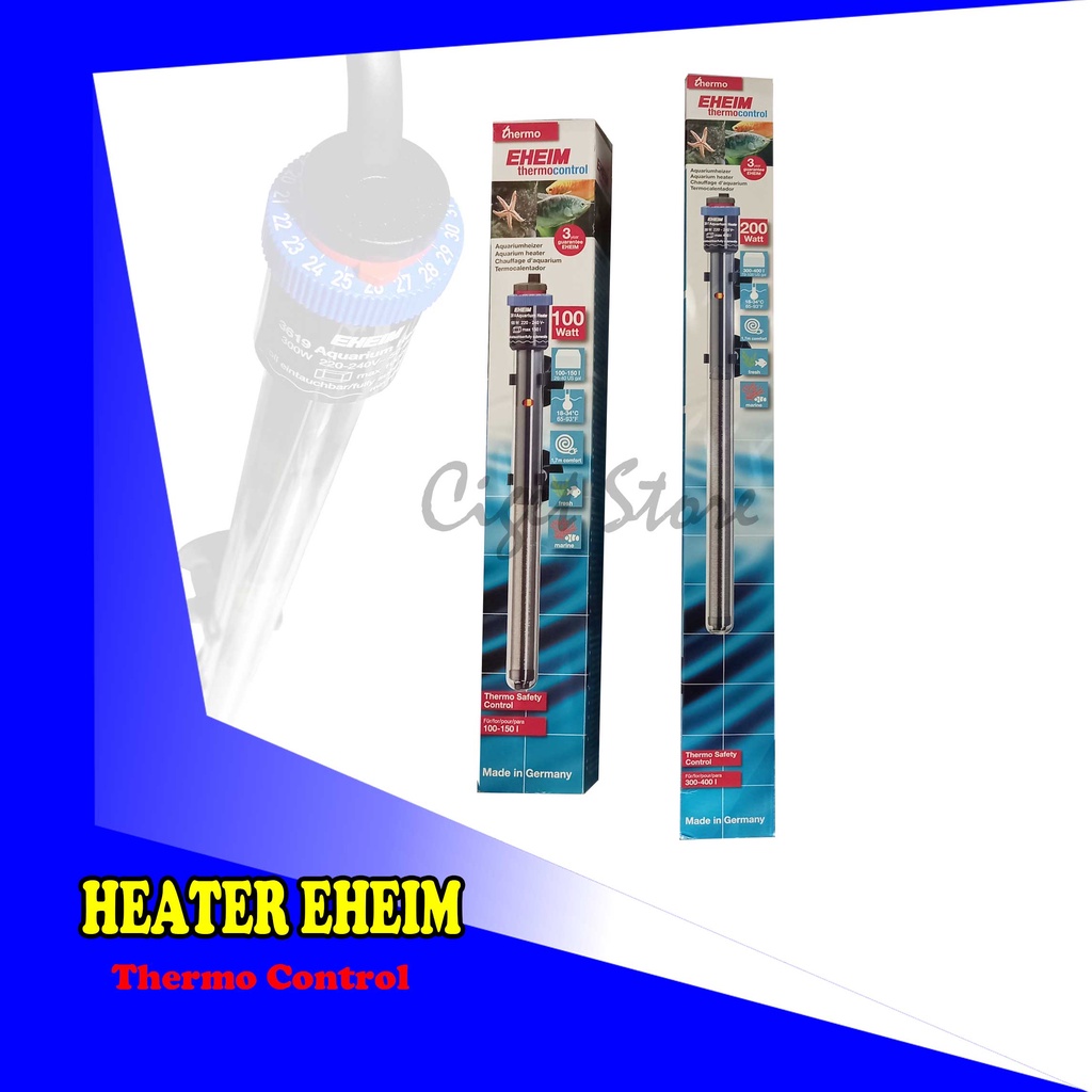 Jual Heater Aquarium Eheim 100, 150, 200, 300 watt thermo control