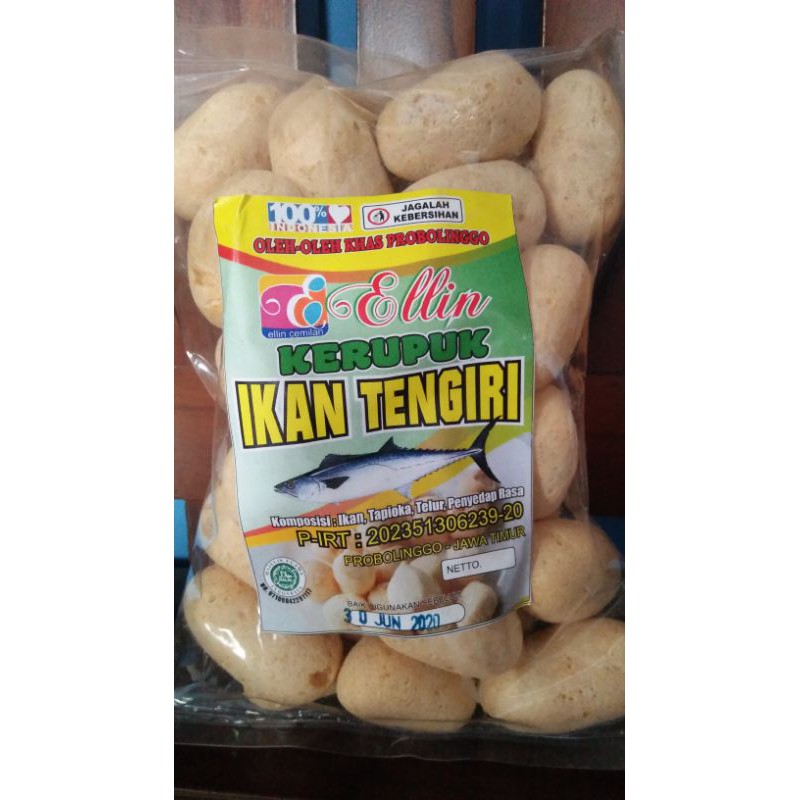 Jual Kerupuk Renyah Ikan Tengiri Khas Probolinggo Shopee Indonesia