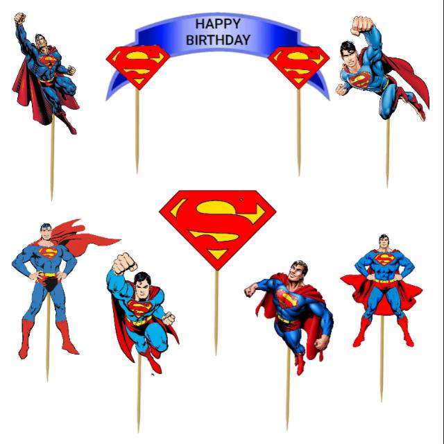 Jual Topper Cake/Cupcake Tambah Nama, Hiasan Kue Ulang Tahun, Motif