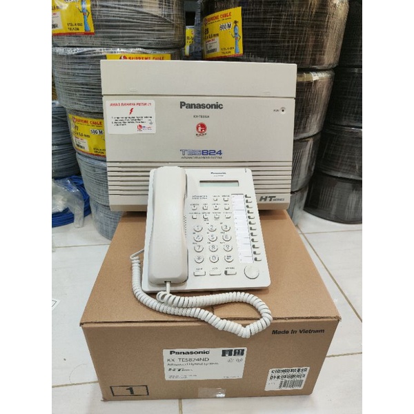 Jual Pabx Panasonic KX+TES824 +Telepon Master KX-AT7730/KX-T7730 ...