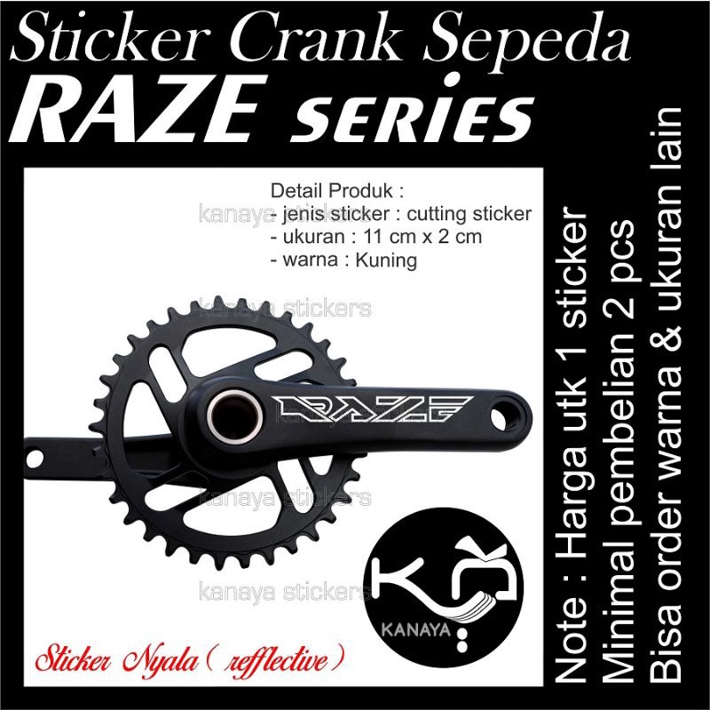 Jual stiker crank raze premium | Shopee Indonesia