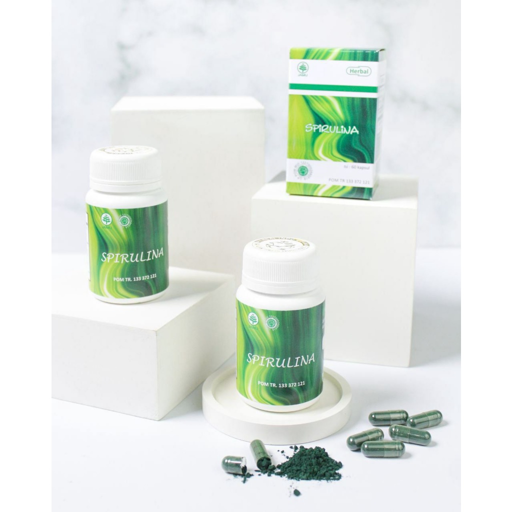 Jual Kapsul Spirulina HIU suplemen nutrisi tubuh anti kanker