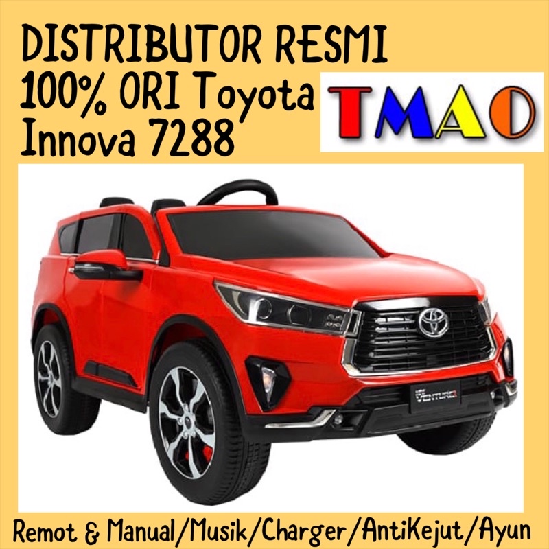 Mobil Aki Anak TOYOTA Innova Venturer M-7288 M7288 PMB X5 M7988 SUV M 7988