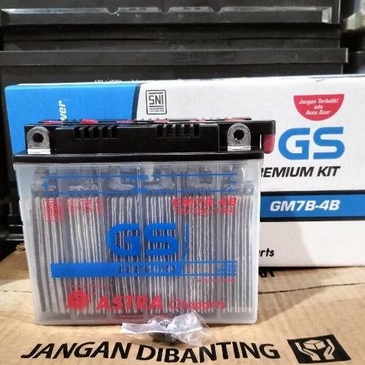 Jual Aki Motor Scorpio, Tiger, Nouvo, Scorpio Z GM7B-4B GS Astra Accu