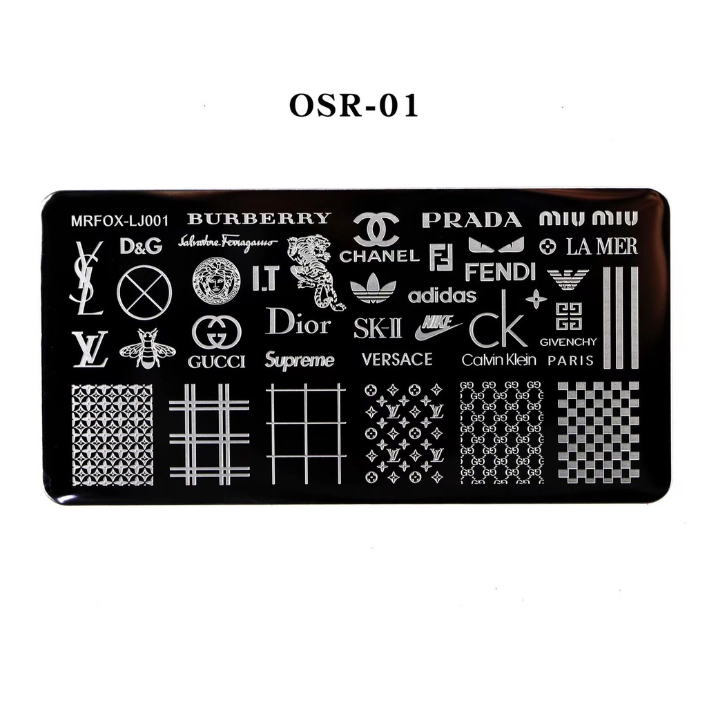 Jual LUXURY NAIL STAMP BEST SELLER / NAIL STAMP PLATE BRAND PLAT BESI