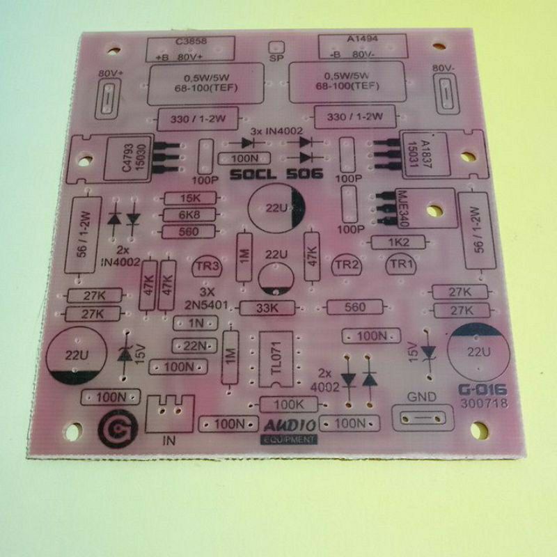 Jual PCB SOCL 506 power amplifier TEF fiber | Shopee Indonesia