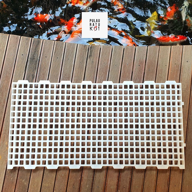 Jual tatakan alas media filter chamber kolam koi 100 x 50 x 3 cm Shopee Indonesia