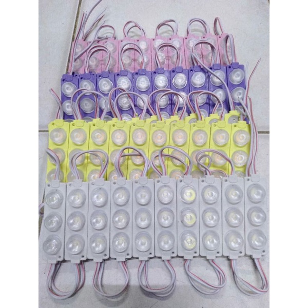 Jual Lampu LED module 3W sorot 3 led 12V/24V | Shopee Indonesia