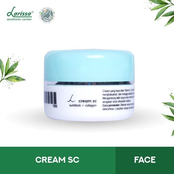 Jual Larissa Cream SC (Sunblock + Collagen) Larissa Sunblock Collagen