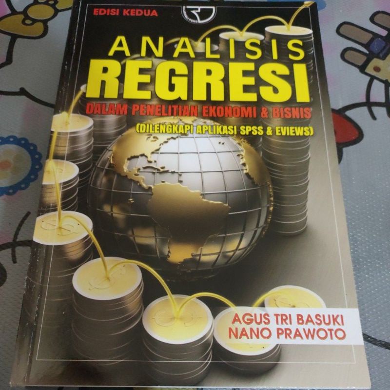 Jual JUAL CEPAT BUKU ANALISIS REGRESI DALAM PENELITIAN EKONOMI BISNIS ...