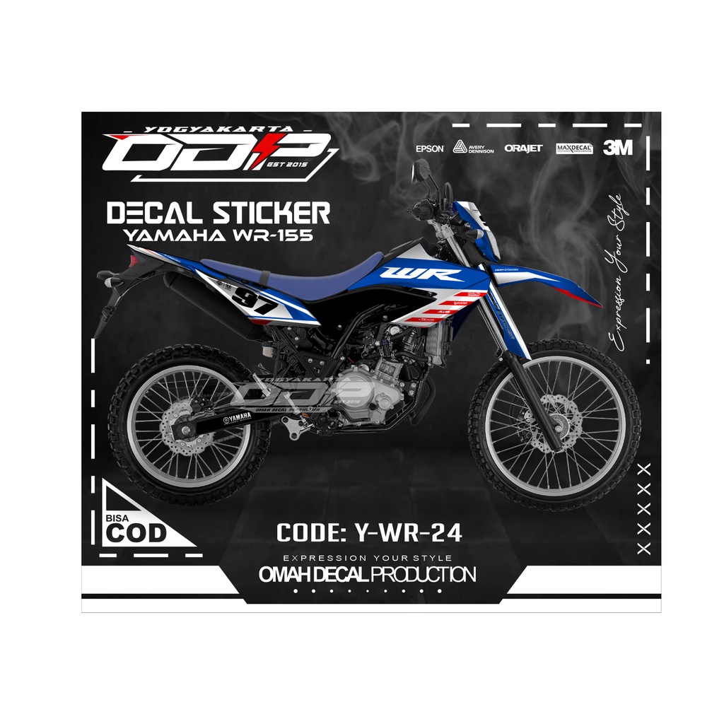 Jual DECAL STICKER WR 155 FULL BODY STIKER DECAL MOTOR TRILL MOTOR ...