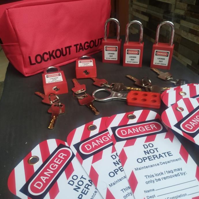 Jual Filled Personal Lockout Tagout Kit Shopee Indonesia