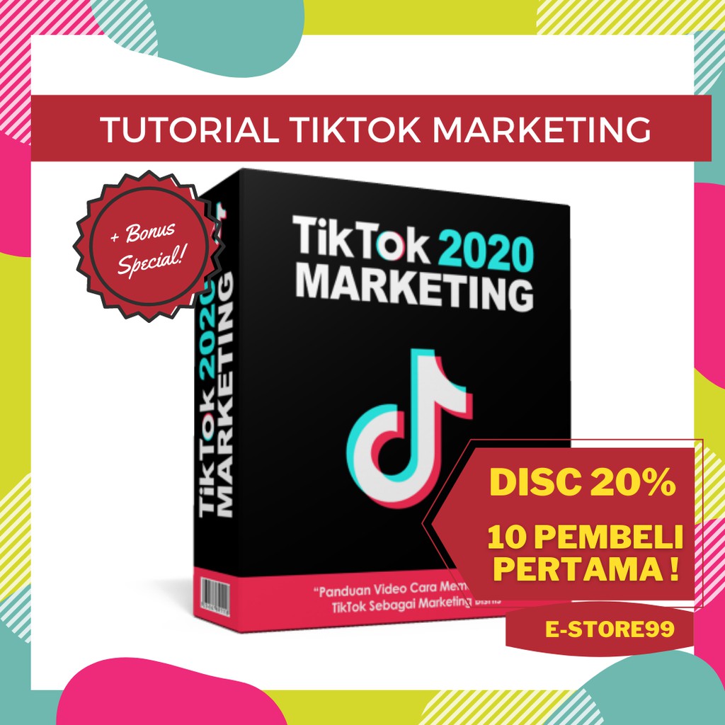 Jual TIKTOK MARKETING TUTORIAL 2020 - ECOURSE VIDEO TUTORIAL BERIKLAN