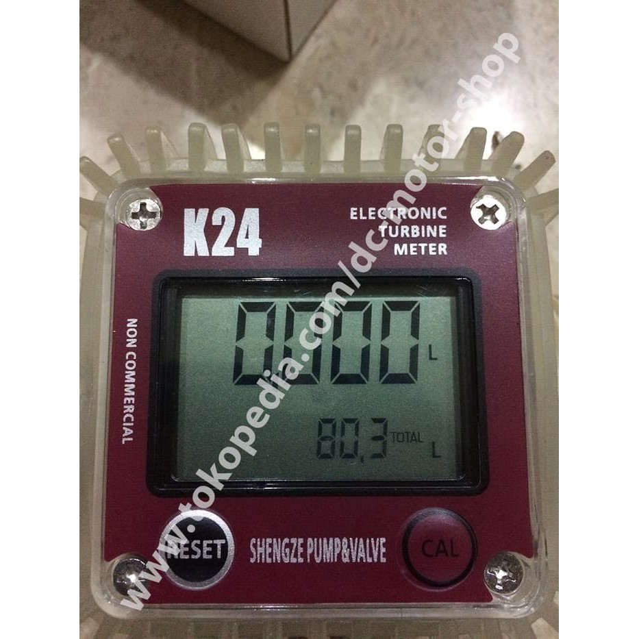 Jual Flow Meter Turbine Digital Diesel Fuel For Chemical K24 | Shopee ...