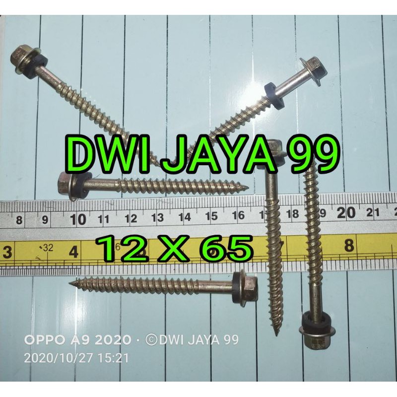 Jual Sds X Baut Drilling Kayu Skrup Roofing Bajaringan Galvalum