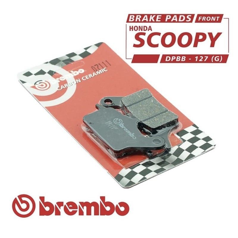 Jual Brakepads / Kampas rem ORIGINAL BREMBO HONDA SCOOPY (kaliper depan