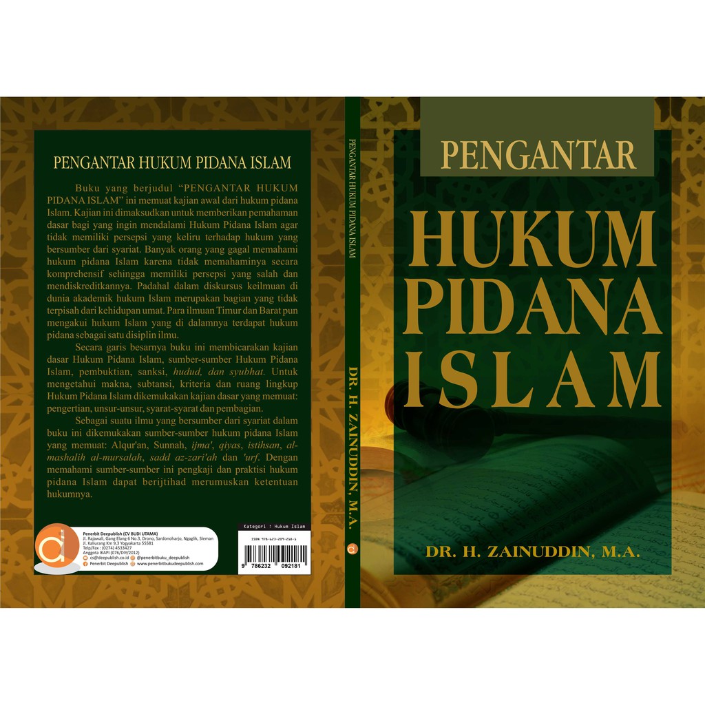 Jual Buku Pengantar Hukum Pidana Islam - BUKU ORIGINAL | Shopee Indonesia