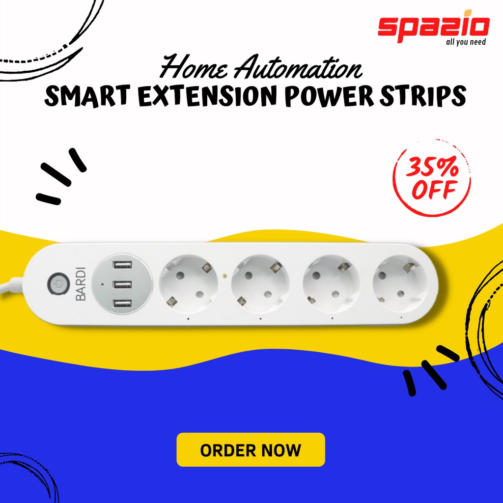 Jual BARDI Smart Extension Power Strips (Smart Stop Kontak, WIFI
