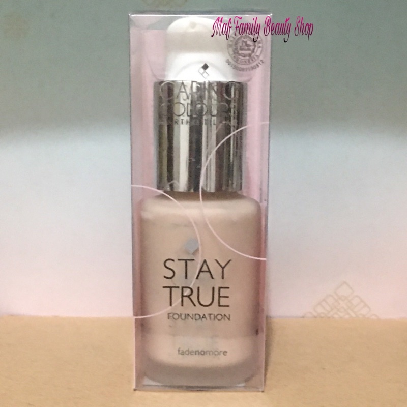Jual CARING COLOURS Stay True Foundation 30ml | Shopee Indonesia