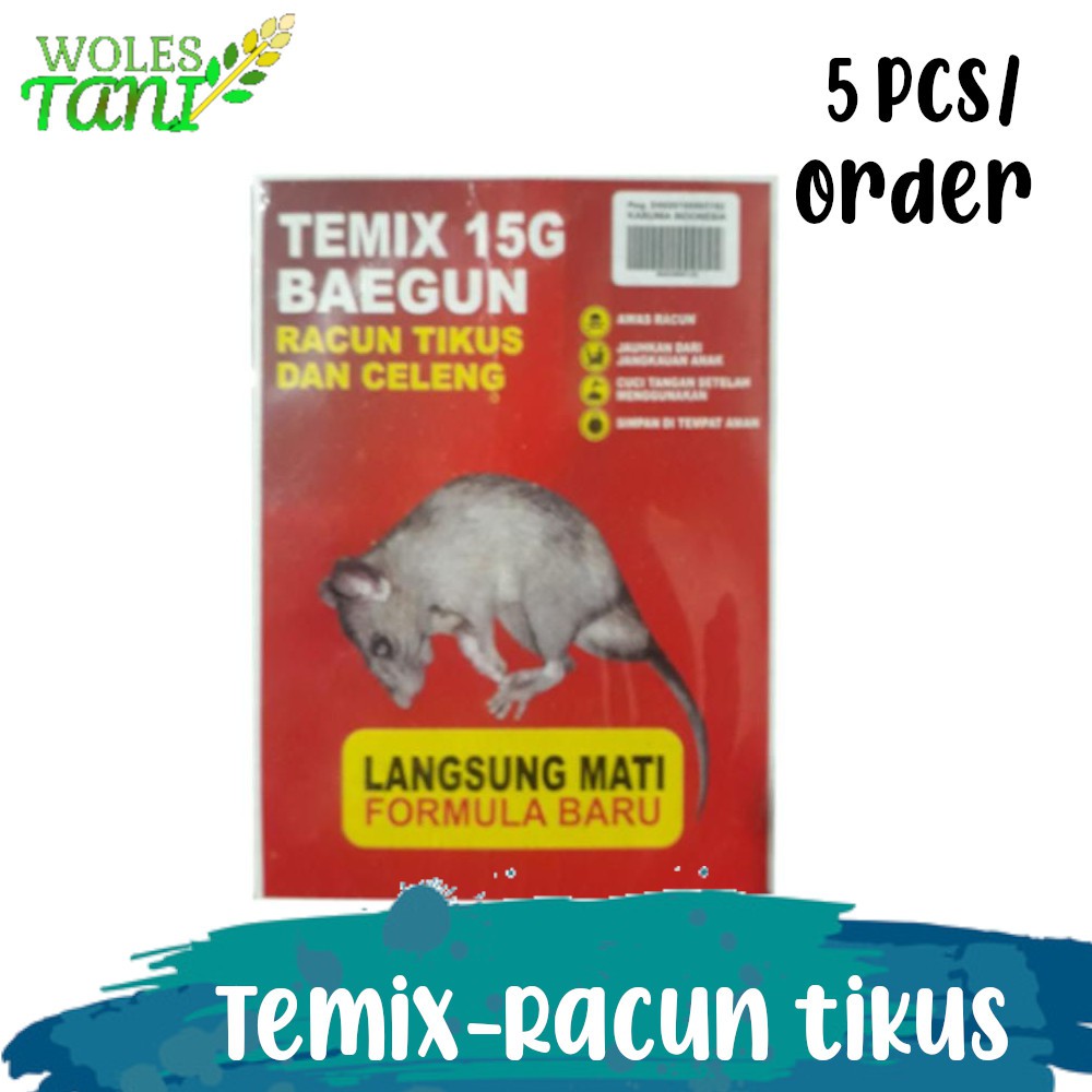 Jual Temix Racun Tikus Super 5 Pcs | Shopee Indonesia