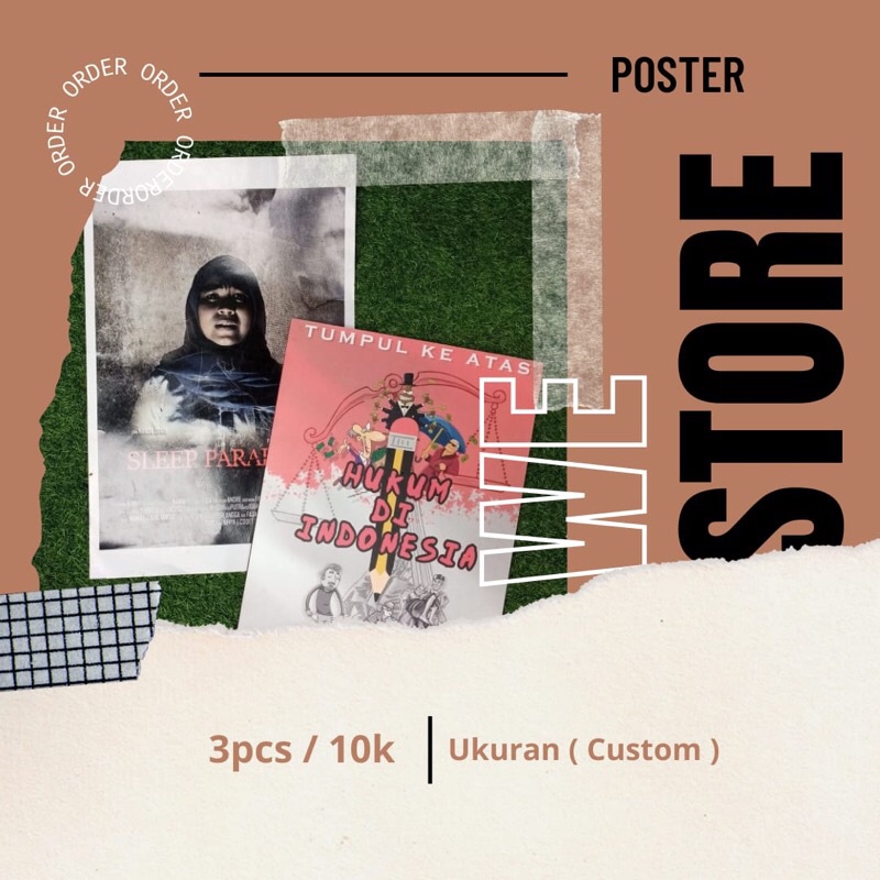 Jual Cetak Poster Aesthetic Custom | Shopee Indonesia