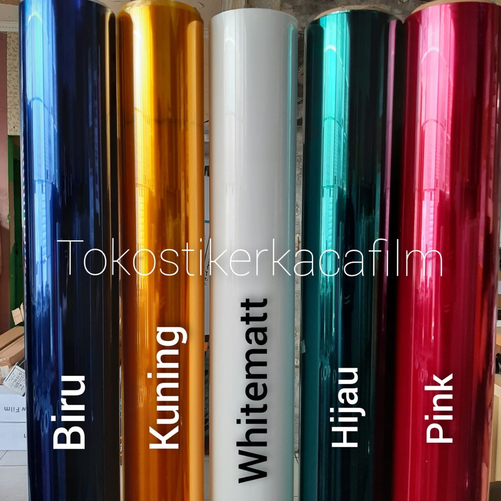 Jual Stiker Kaca Film Riben Warna | Shopee Indonesia