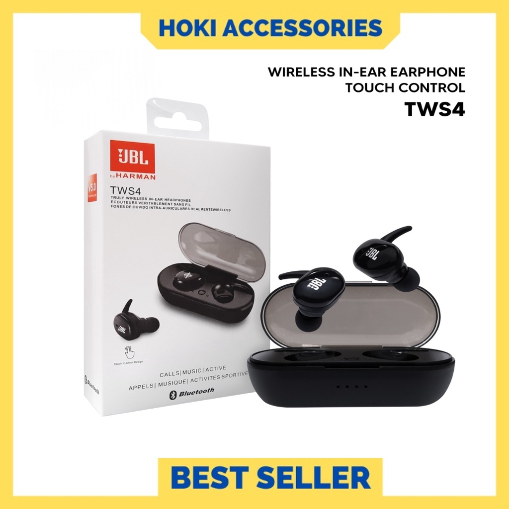 Cara pairing headset best sale bluetooth jbl tws 4