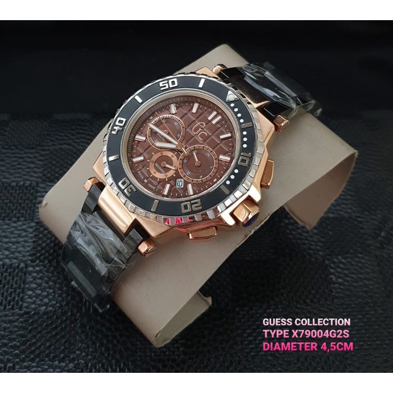 JAM TANGAN PRIA TERLARIS MEREK GC TYPE X79004G2S JAM LAKI GUESS