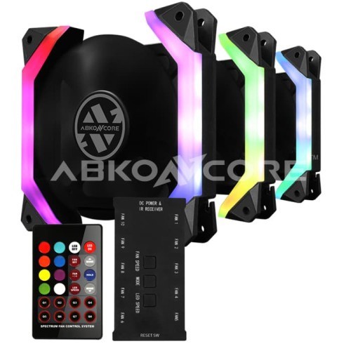 Jual Fan Casing Abkoncore spider spectrum RING RGB 3in1(Remote ...