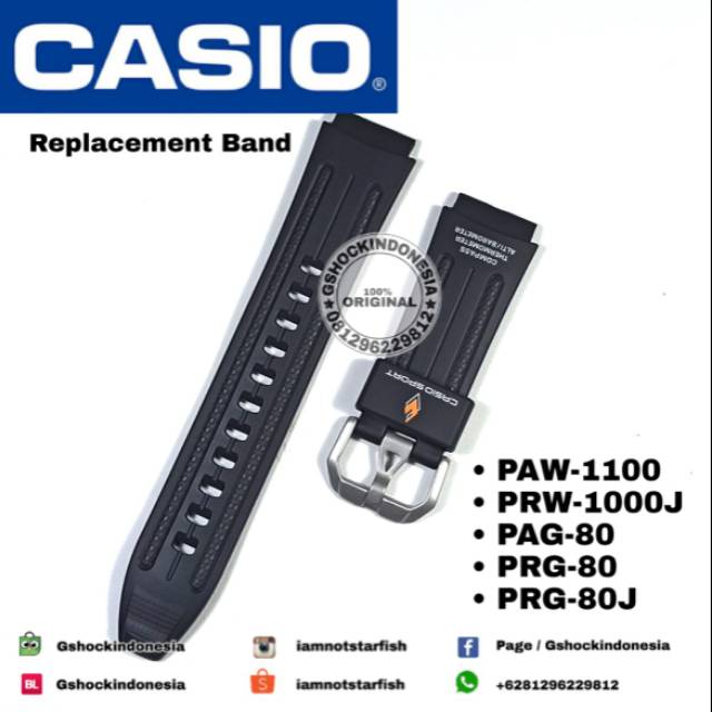 Casio pathfinder paw 1100 watch band sale