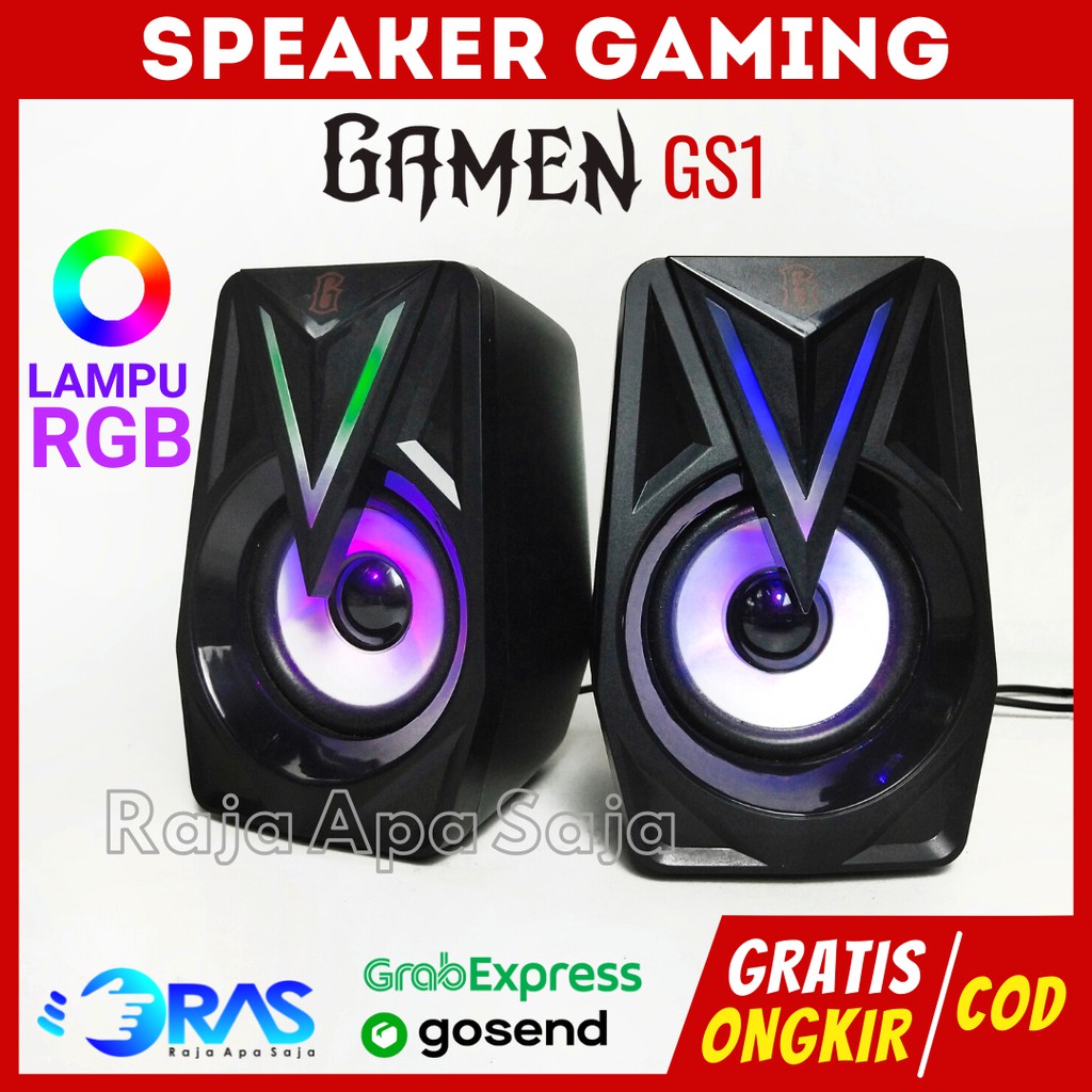 Jual SPEAKER GAMING FULL BASS RGB Spiker Speker Sepeker Aktif PC ...