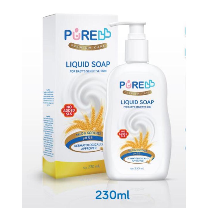 Jual Pure BB Liquid Soap Sabun Bayi Kulit Sensitif - 230ml PureBaby ...