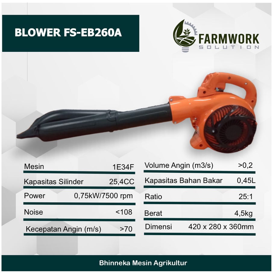 Jual Blower FS-EB260A / Blower Mesin Tiup Udara Pembersih Daun | Shopee ...