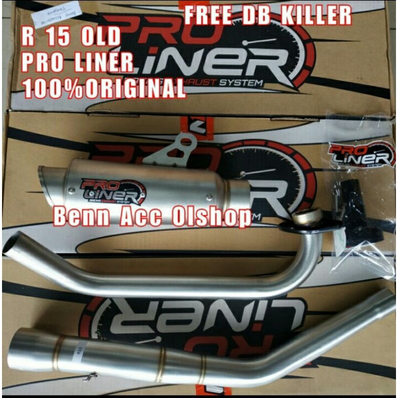 Jual Knalpot PRO LINER R15 V2 TR-1 TITAN 100% ORIGINAL | Shopee Indonesia