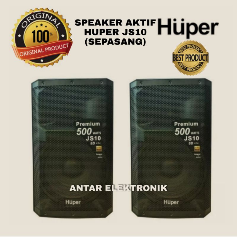 Jual Speaker Aktif Huper Js10 Original Sepasang Shopee Indonesia