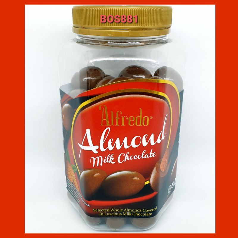 Jual Alfredo Almond Milk Chocolate 450g Shopee Indonesia