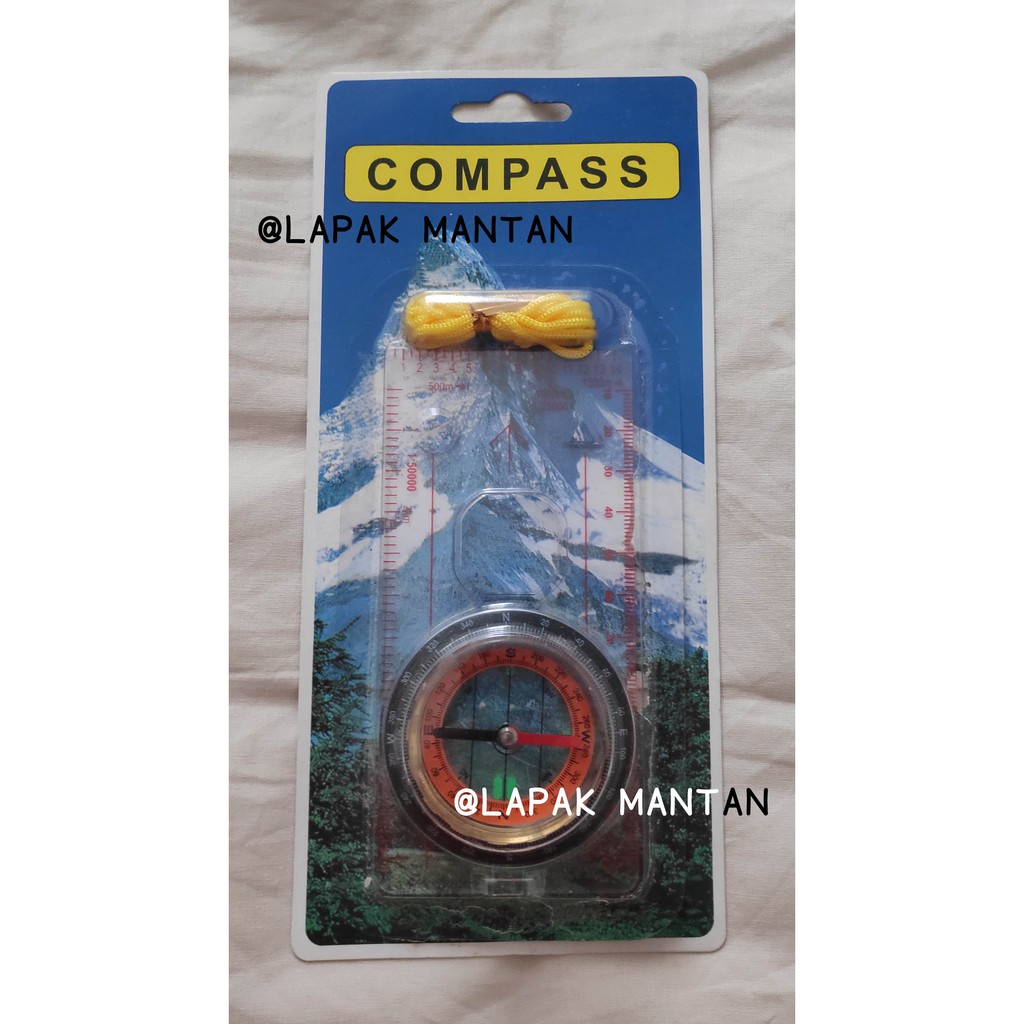 Jual Kompas Penggaris Outdoor Compass Navigasi Survival Kompas