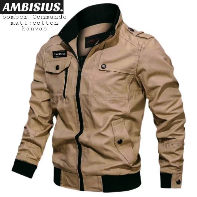 Jual JAKET BOMBER COMMANDO/JAKET CANVAS/JAKET FASHION/JAKET PREMIUM ...