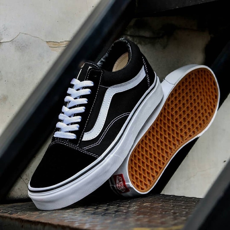 Jual Vans Oldskool Classic Black White Original (GLOBAL) | Shopee Indonesia