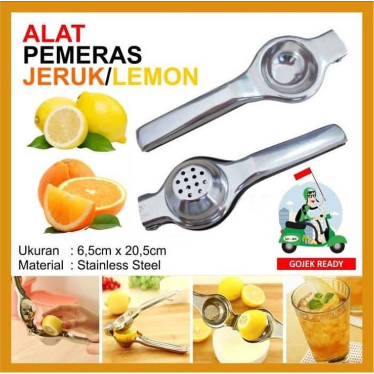 Jual Alat Peras Jeruk Stainless Steel / Lemon Juicer Orange Extractor ...